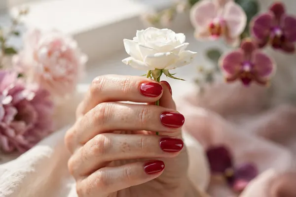 Gel polish manicure