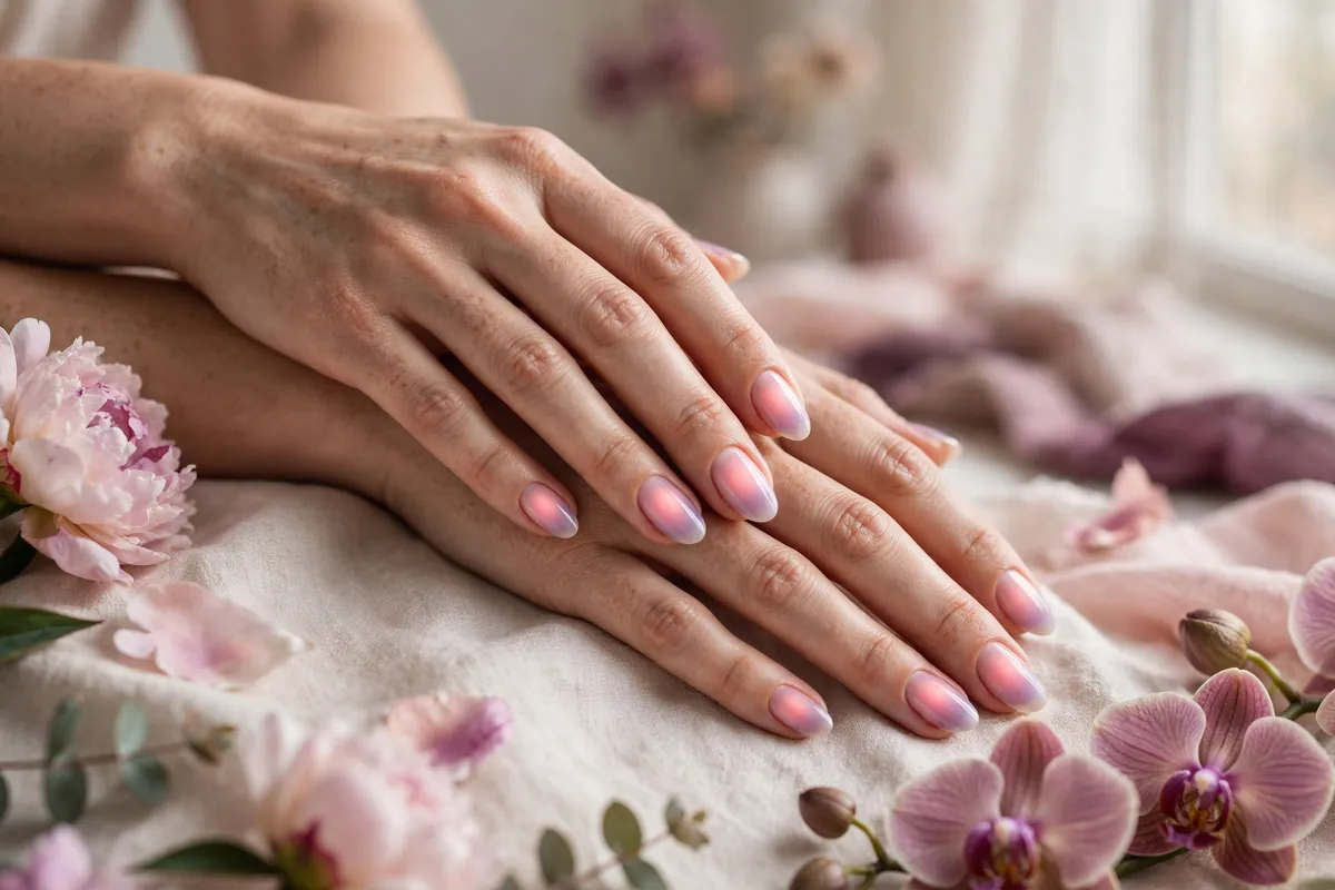 Aura nail effect